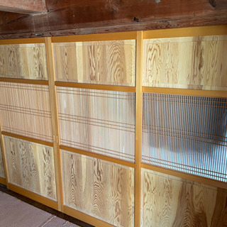 秋田杉　建具引き戸 秋田杉 建具引き戸