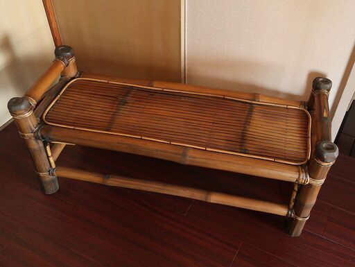 最終価格】バンブー ベンチ 竹製品 バリ アジアン家具 椅子 小物置き