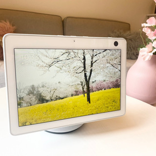 最新機種Amazon Alexa echoshow 10美品！2年延長保証付き！ dショッピング |Amazon Echo Show 10 (エコーショー10) 第2世代