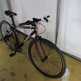 700C 美品 クロスバイク シボレー ワインレッド 6段 B301 【公式通販】