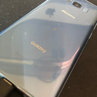 【ネット決済・配送可】Galaxy S8 動作OK!! 割れあり...