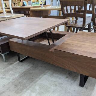 ⭐ウォールナット材使用⭐LOWYA リフトアップテーブル ロウヤ センターテーブル