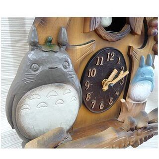 札幌【となりのトトロ 壁掛け時計】2針 トトロM806A 4MJ806MA06