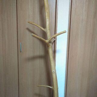 【ネット決済】木製　ポールハンガー　