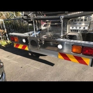 外装、車外用品 タンクローリー　リア化粧バンパー　ステンレス6ミリ400番