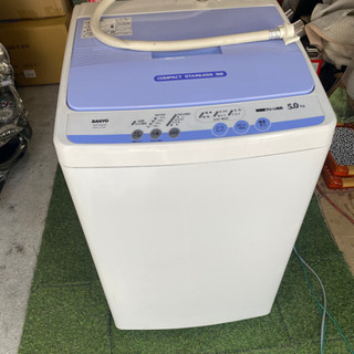 洗濯機 5kg SANYO ASW-CA50(W) 2005年製...
