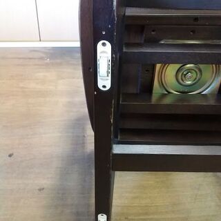 【愛品倶楽部柏店】　囲炉裏ダイニング５点セット　天然木　無垢　　肘付回転チェア　【問い合わせ番号　１５２-００７６２７　００２】