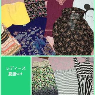 [お譲り済]🌈ジュース1本と交換🌈レディース夏服set