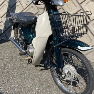 売約済み　ホンダ　スーパーカブ70 カスタム　緑/白　二種　セル付きC70 普通に乗れる　福岡市　3 売約済み ホンダ スーパーカブ70 カスタム 緑/白 二種 セル付きC70
