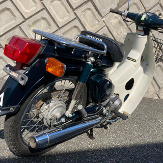 売約済み　ホンダ　スーパーカブ70 カスタム　緑/白　二種　セル付きC70 普通に乗れる　福岡市　3 売約済み ホンダ スーパーカブ70 カスタム 緑/白 二種 セル付きC70