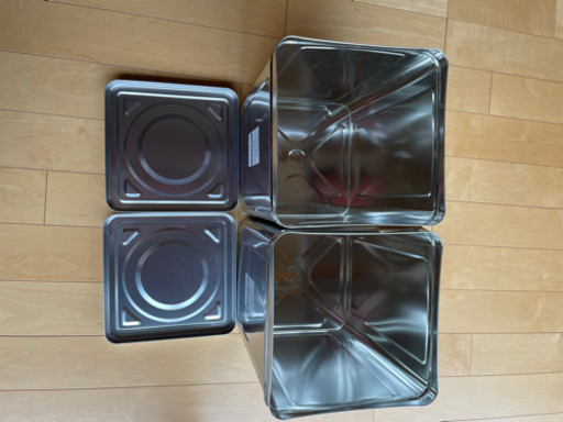 一斗缶6コセット　空き缶　焚き火　燻製　食品保管　アウトドアなど