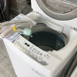 東芝8.0K DDインバーター洗濯機　2014年製　分解クリーニ...