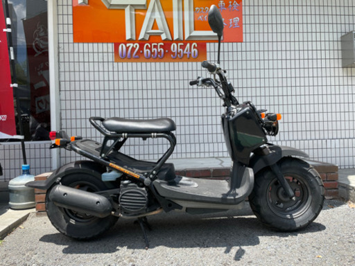 ★8万円　ズーマー　セル1 実働車★ホンダ　ZOOMER AF58 人気の黒！原付　スクーター