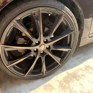 3DS コスモブラック-19インチ　タイヤホイールセット　PCD100