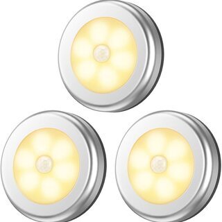 新品 LED 人感 センサーライト キッチンライト 電池式 省エ...