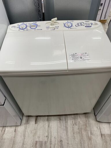 値下げしました♬2017年製 AQUA 二層式洗濯機 5.5Kg AQW-N551
