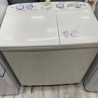 値下げしました♬2017年製 AQUA 二層式洗濯機 5.5Kg...