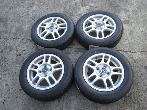 【来店取付OK】中古タイヤ&中古アルミセット 155/65R13 軽自動車 KENDA 来店取付OK】新品タイヤ&中古アルミセット 155/65R13 軽自動車用
