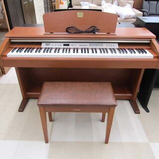 札幌市/清田区 ヤマハ/YAMAHA 電子ピアノ Clavinova クラビノーバ CLP-120C チェリー調仕上げ 88鍵 04年製 動作品