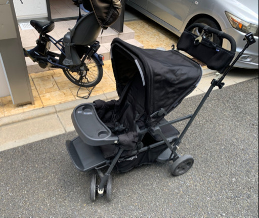 ６月５日、6日引取　　値下げ　　ベビーカー　2人乗り用　joovy ジュービー
