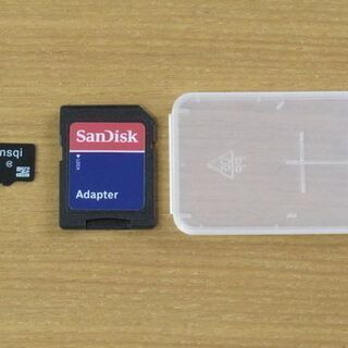 【新品】microSDHCカード(8GB)+SDアダプタ+ケース...