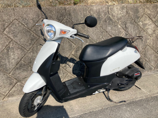 【売約済】極上ワンオーナー現行車 実働 リアタイヤ新品 BT新品 スズキ CA4AA レッツ 4スト インジェクションバイク 原付 スクーター おまけ付き