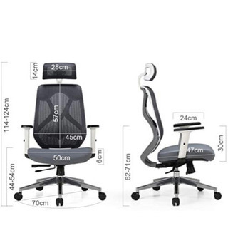 Hbada 人間工学 オフィスチェア デスクチェア - ハイバック メッシュ