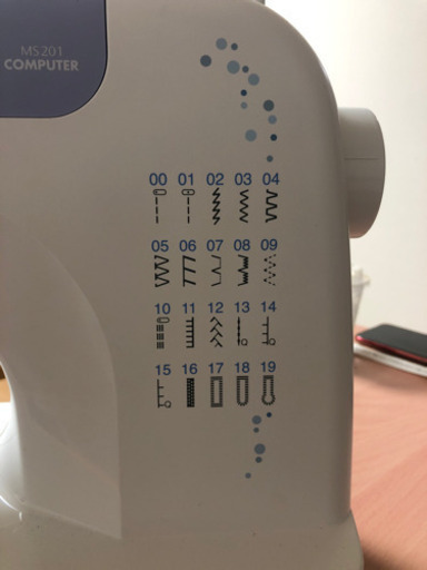 brother電動ミシンMS201 動作確認済み