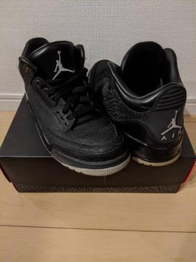 ジョーダン3レトロブラックフリップ  size27.5