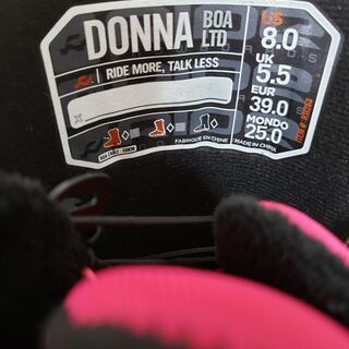 RIDE DONNA スノボブーツ 25cm レディース スノーボード 靴 冬