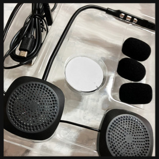 ご購入者様決定꒰未使用꒱Bluetooth ハンズフリーバイクインカム ヘッドセット黒シンプル