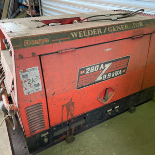 デンヨー エンジン溶接機 発電機 防音型