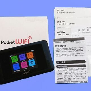 【ネット決済・配送可】【SIMフリー】 Pocket  Wi-F...