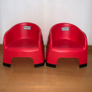 【ネット決済】【ディズニー】座椅子2個セット♪〜プラスチック制