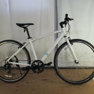ホワイト シクロクロスバイク 700C アルミフレーム ホワイト シクロクロスバイク 700C アルミフレーム