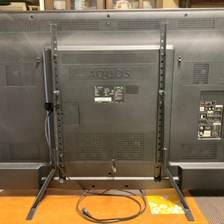 取引完了] 52v型 SHARP LED AQUOS LC-52W9 2013年 汎用スタンド付属 