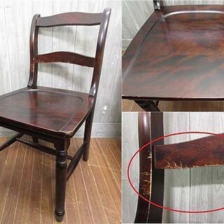 ss2494　北海道民芸家具　コーナーデスク　イス付き　天然木 　ワークデスク　引出1杯　棚板付き　L字　三角　角　机 　木製　書斎　重厚感　インテリア　民芸家具