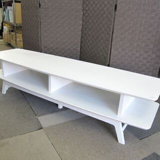 ☆テレビボード 幅138.5×奥行40×35cm  テレビ台 TVボード TV台 白 ホワイト 札幌 北20条店