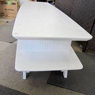 ☆テレビボード 幅138.5×奥行40×35cm  テレビ台 TVボード TV台 白 ホワイト 札幌 北20条店