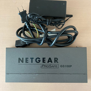 中古　PoE HUB NETGEAR GS108P