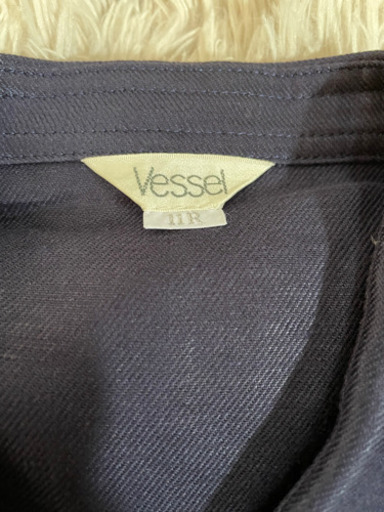 美品!Vessel 紺七分袖麻ジャケット11 【公式通販】 美品!Vessel 紺七分袖麻ジャケット11 【公式通販】