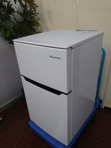 hハイセンス コンパクト2ドア冷凍冷蔵庫 93L HR-B95A 2021年製 Hisense 冷蔵庫 店頭引取大歓迎♪ R3524)
