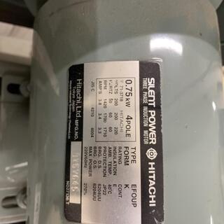 引取限定出品】【中古品良品】日立 ベビコン 0.75kw 4P 200V