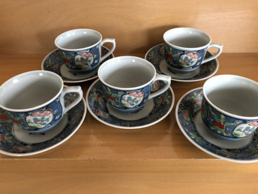 有田焼　コーヒーカップ\u0026ソーサー ５客セット