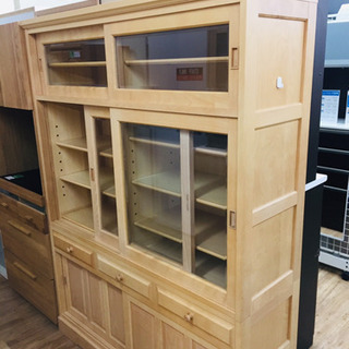 北海道民芸家具の食器棚のご紹介です！！【トレファク東大阪店】