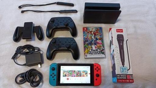 任天堂Switch　本体+ソフト3本　全国送料無料