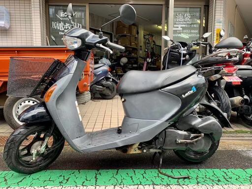 【お得】 東京大塚発スズキ・レッツ4- CA45A現役バイク自賠責付き試乗も可能整備点検済み スズキ