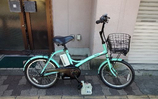 [Panasonic]Sugur Drop(シュガードロップ)20吋 小型電動アシスト自転車 6.6Ahバッテリー+充電器+スペアキー3本付き