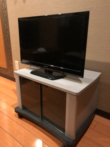 【テレビ台付き】SHARP シャープ AQUOS 液晶テレビ 24インチ LC-24K20 2015年製