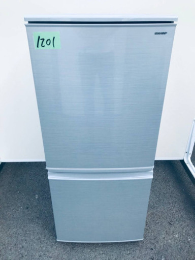 ✨2018年製✨1201番シャープ✨ノンフロン冷凍冷蔵庫✨SJ-D14D-S‼️